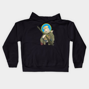 Olga of Kiev. ukrainian saint with a stinger. Kids Hoodie